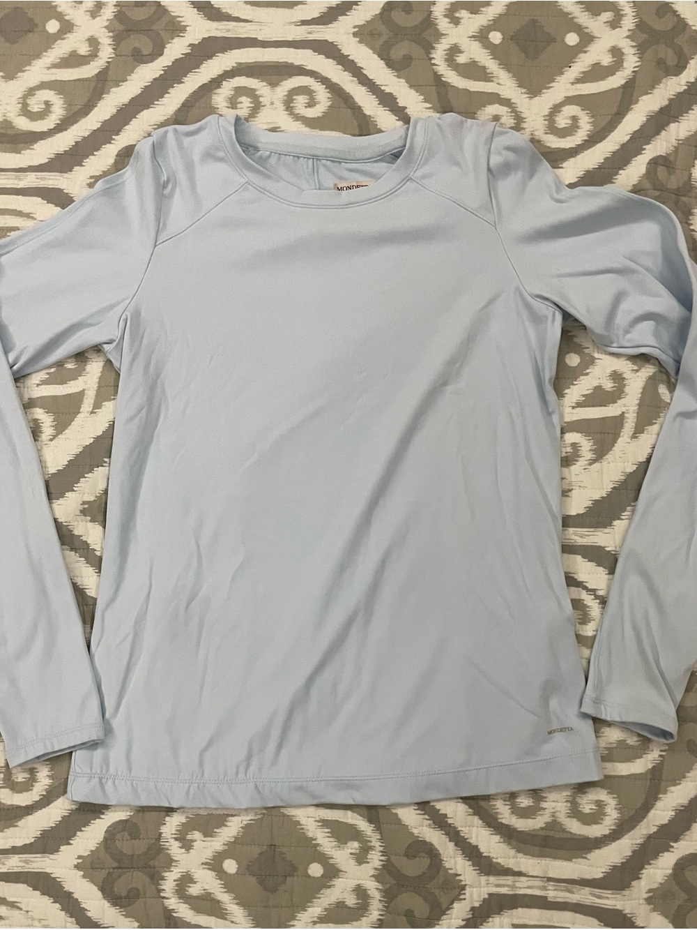 Mondetta Pale Blue Long Sleeve Women's Top